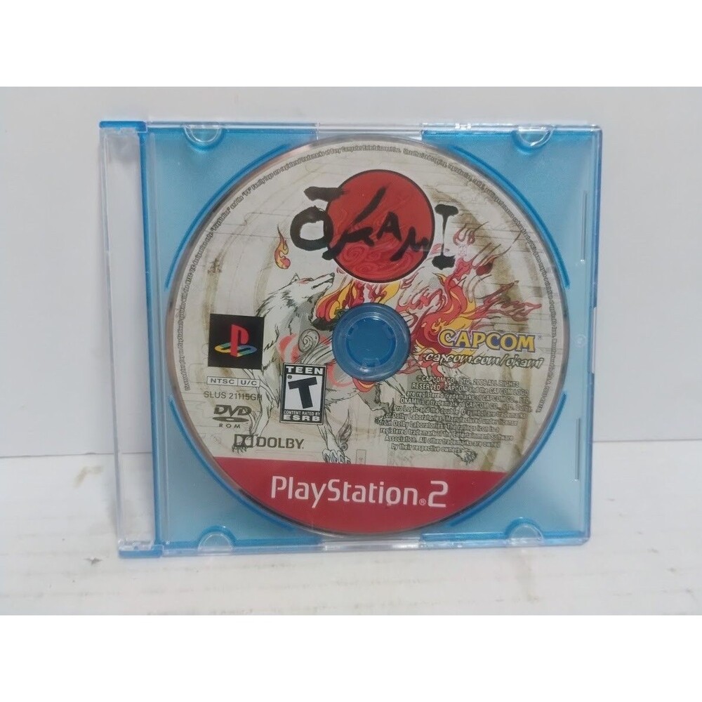 SONY PLAYSTATION 2 PS2 CAPCOM OKAMI GREATEST HITS DISC ONLY TESTED WORKS